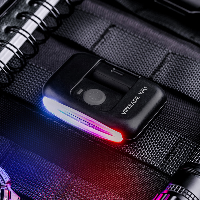 Viperade VIPERADE WK1 white light peak lamp USB charging outdoor sport portable red blue flashing number light
