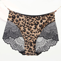 大码中高腰胖MM蕾丝无痕薄款透气舒适女士三角裤BAO WEN性感内裤