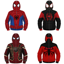 Boys Spring and Autumn Jacket 2021 New Childrens Wear Spider-Man Childrens Top Venom Black Panther Baby Childrens Clothing