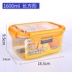 hộp cơm giữ nhiệt hàn quốc Zhongping hộp tươi hộp nhựa hộp ăn trưa lò vi sóng hình chữ nhật có nắp hộp tủ lạnh - Hộp cơm điện sưởi ấm hộp đựng cơm cắm điện Hộp cơm điện sưởi ấm