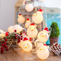 Santa Snowman Christmas Day Lantern LED Creative Light String Battery Plug-in Flash Light String Light Christmas Tree Light