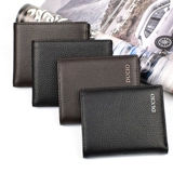 Мужской кожаный вместительный и большой ультратонкий бумажник для школьников, воловья кожа, из натуральной кожи