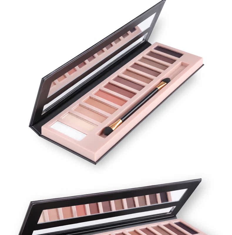 Tự chế NAKED8 Eyeshadow Palette 12 Màu Trái Đất Màu Bưởi 12 Màu Phòng Ngủ Tằm Đào Bóng Mắt Trang Điểm Matte Trân phấn mắt zeesea