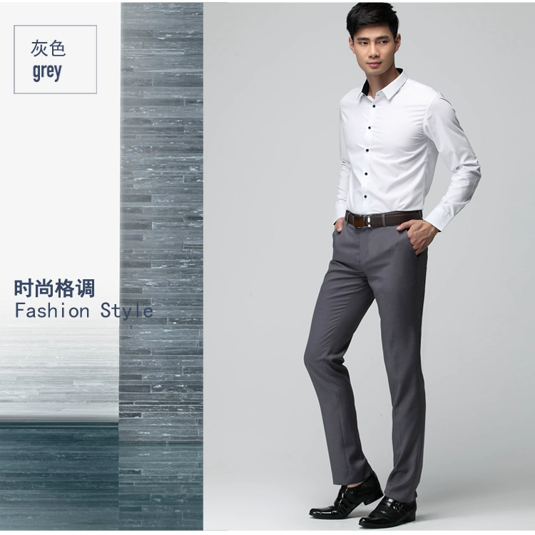 Chuanqi quần nam công sở phù hợp với quần nóng miễn phí thanh niên chuyên nghiệp ăn mặc quần tây nam đi làm quần tây kaki nam