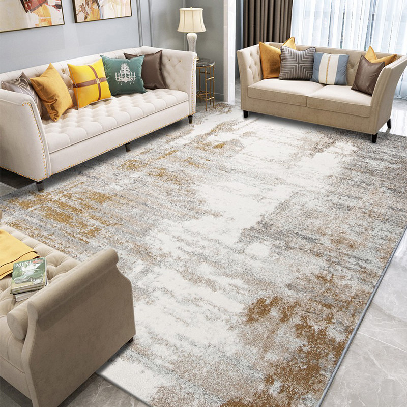 Modern luxury carpet living room tea carpet carpet European sofa mat can wipe home easy to handle the bedroom dirty-resistant pad