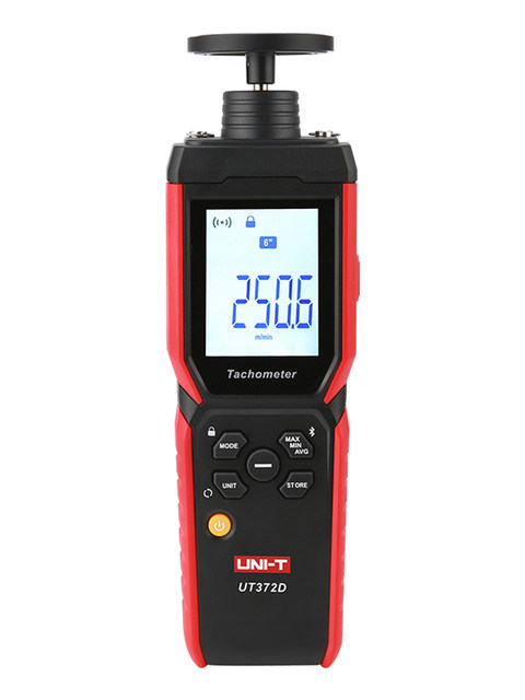 Uliide Contact-Type and Non-Contact-Type Photoelectric Two-In-One Intelligent Digital Display Tachometer Ut372D Motor
