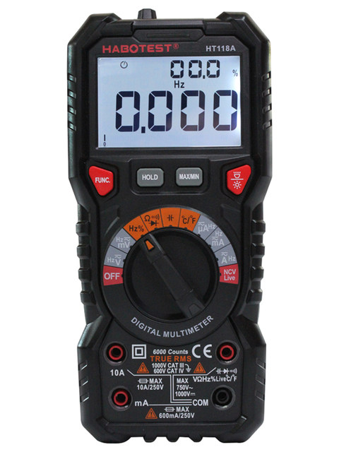 Habotest Ht118A/Ht118C/Ht118D High-Precision Smart Digital Multimeter Multi-Meter