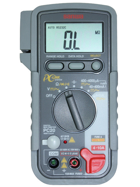 Sanwa Pc20 Imported High-Precision Compact Digital Multimeter with Automatic Range and USB Communication