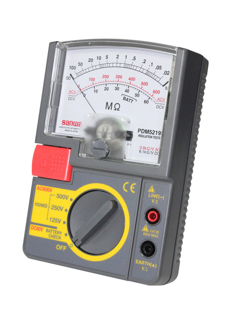 Sanwa Sanwa PDM509S/PDM1529S/PDM5219S pointer insulation resistance meter analog megger