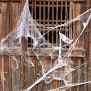 Halloween đạo cụ trang trí nhện bông mô phỏng nhện tơ lụa ma ám ngôi nhà bầu không khí bố trí cung cấp mạng nhện ăn mặc - Sản phẩm Đảng / Magic / Hiệu suất