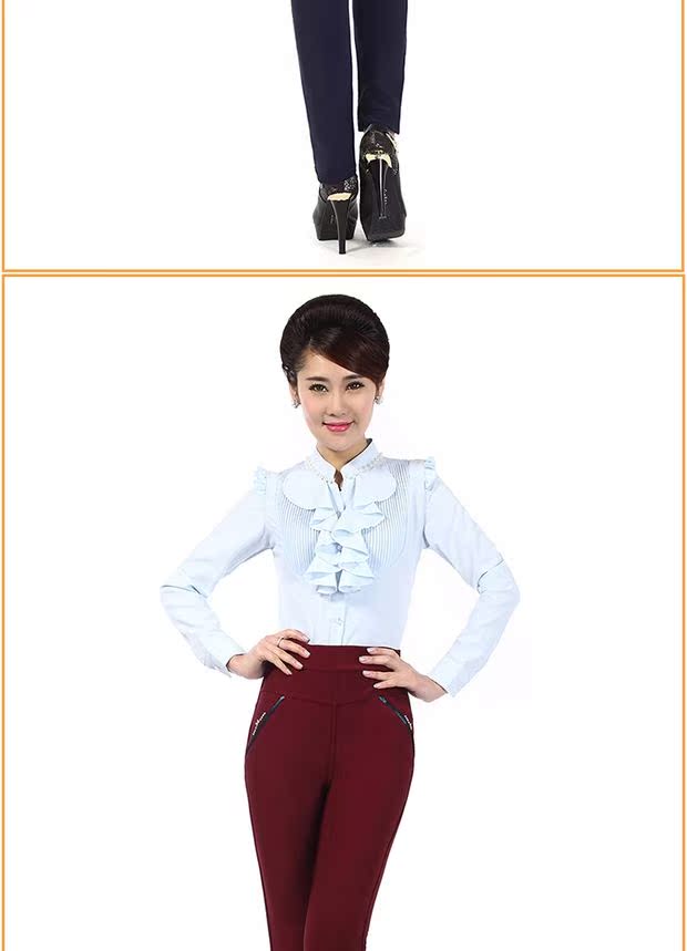 Quần mới của phụ nữ trung niên và già Quần legging của phụ nữ trung niên Áo khoác ngoài mùa thu và quần mùa đông quần nữ phong cách