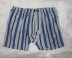 Quần lót nam trung niên, quần ông nội thoáng khí sọc cao eo cotton quần short đầu béo XL XL quần thun nam Quần short