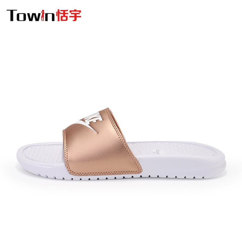 Dép NIKE BENASSI JDI LOGO Lớn Đàn ông và Phụ nữ Mang dép 343880-100-090 CJ4608 - Dép thể thao