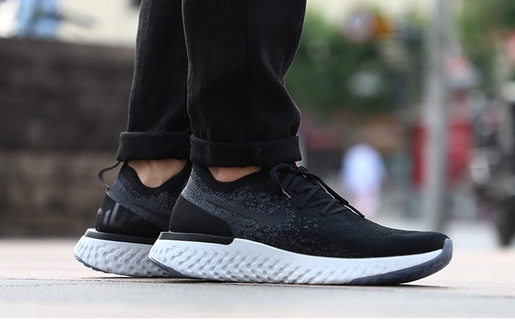 Giày thể thao Nike Epic React Flyknit dệt cầu vồng nam BQ8928 AQ0067-001 - Giày chạy bộ giày thể thao nam sneaker