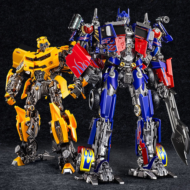 Super ໃຫຍ່ deformation toy 5 ລົດ King Kong Optimus ຫຸ່ນຍົນ pillar Bumblebee ເດັກນ້ອຍເດັກນ້ອຍໂລຫະປະສົມຂອງແທ້ 4