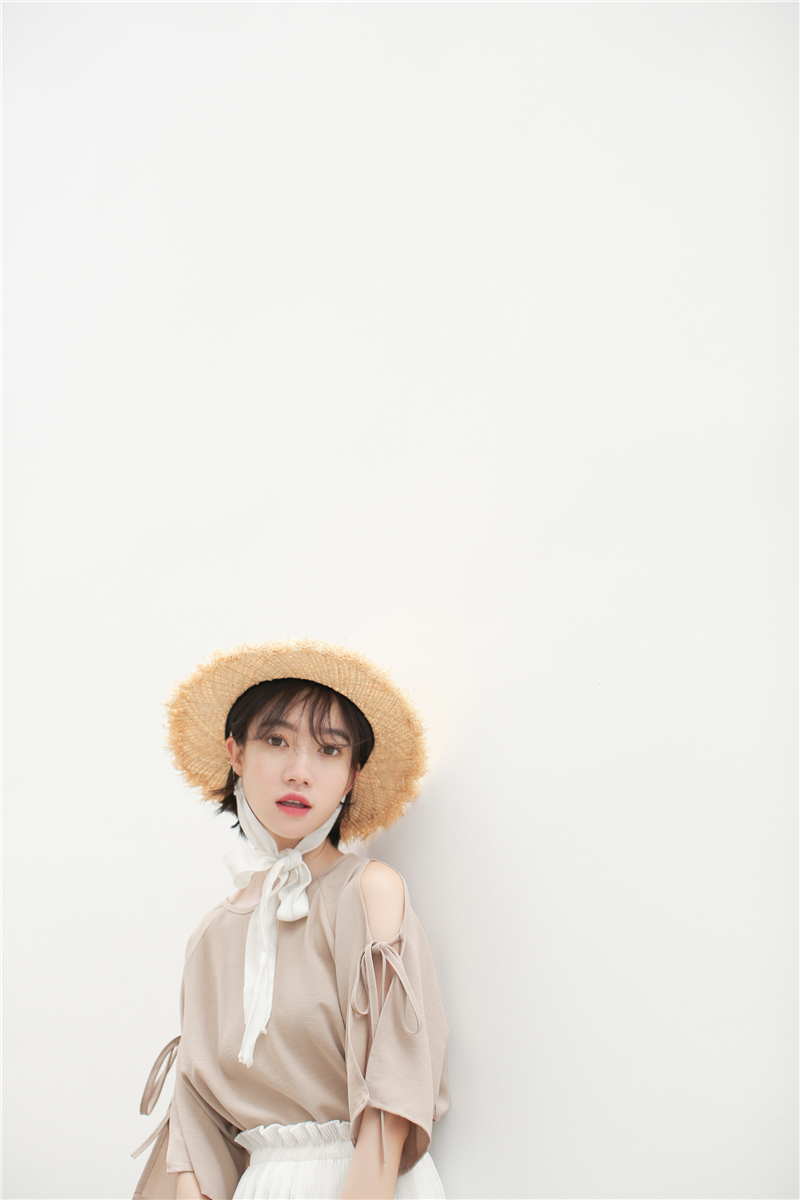 VK旗艦店 韓系雪紡百搭學院風襯衫短袖上衣