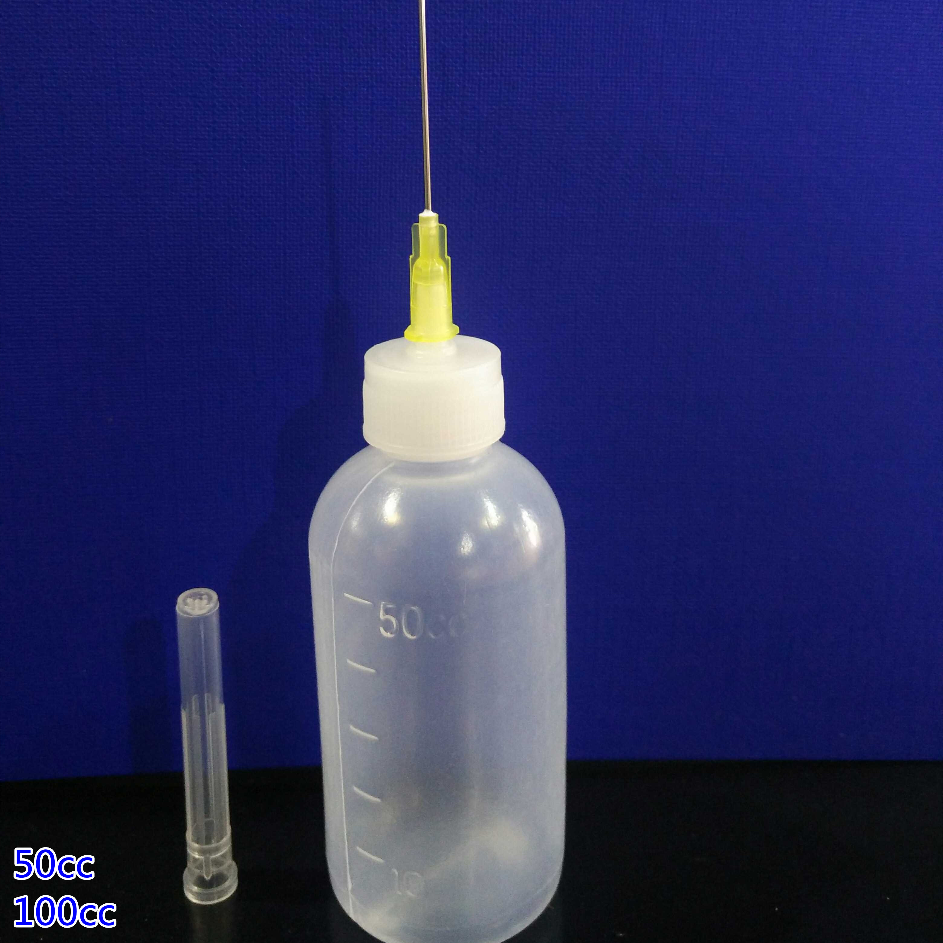 Needle Nozzle Pot 50ML100ml with needle tip Dispensing Bottle Wipe Bottle bottle Alcohol Bottle Handmade Dispensing Glue Drip Glue