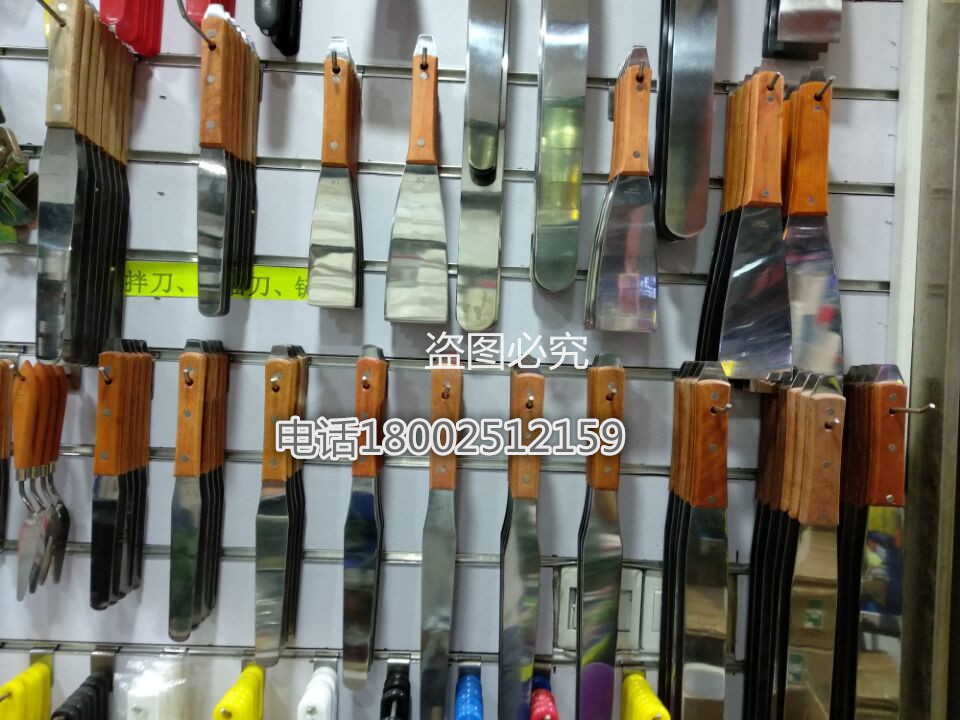 Spot Manual Tool 6 Inch Stainless Steel Oil Blending Knife Ink Paint Toning Stirring Special Knife Mesh Plate printing machine