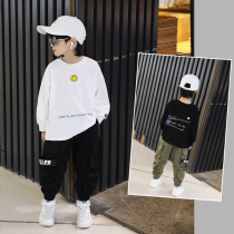 Boys clothes spring 2021 new middle and big boy childrens clothes tide childrens foreign spring coat Tide brand spring and autumn