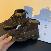 Boy Martin Boots 2021 New Products Zhongdang Childrens Side Zipper Short Boots