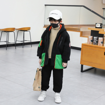 Boy Lamb Hair Coat Big Boy Plus Cotton Autumn Dress 2020 New Children Autumn and Winter Thick Warm Top Tide