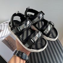 Boys Sandals Summer Childrens sandals Korean 2021 New Tong Tong Velcro Soft Slip Shoes