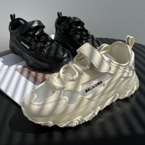 Childrens shoes breathable boy mesh father shoes summer 2021 new sports shoes Tide brand children running shoes