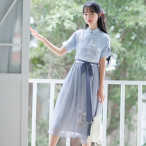 Han dress female summer student ancient style element small daily Chinese fashion skirt