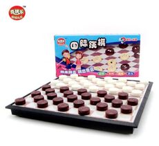 Китайские шашки 国际跳棋100格 磁性折叠便携跳棋休闲游戏棋 儿童益智桌面玩具