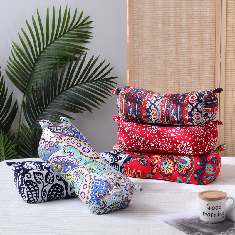 Full buckwheat pillow Tiger pillows can be removed with pure cotton pillowcase buckwheat pillow core Single guard cervical spine bitter buckwheat wheat crusts hard pillows