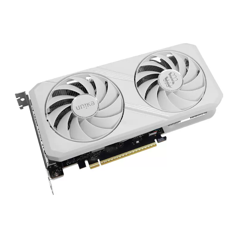 Новый графический процессор RTX5050 с двойной чувствительностью 8G Blizzard белый настольный компьютер независимая видеокарта с обратной платой оригинальная