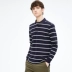MAXWIN Ma Weichun mùa thu nam giản dị áo thun dài tay nam sọc áo cotton sọc áo trẻ trung t shirt polo Polo