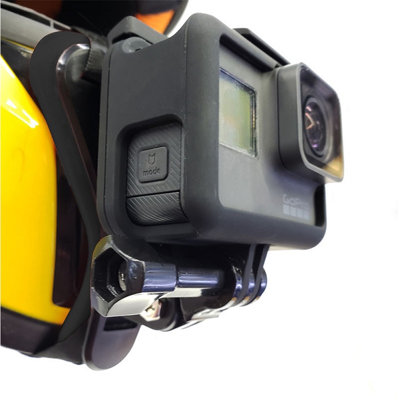 Sports Camera Safety Helmet Underbar Bracket Camera Safety Helmet Riding Fixed Bracket Strap Bracket Riding Accessories