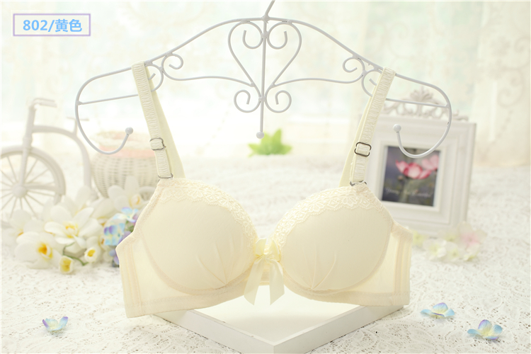 Đồ lót nữ ống top bra phần mỏng bọc ngực sexy thu thập sinh viên nữ sinh trung học trắng dày bông áo ngực