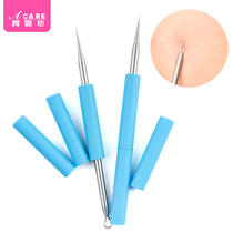 Special acne needle 1-pack row needle scrape black head to clear the closed mouth squeeze acne tool Pick acne needle Full set artifact