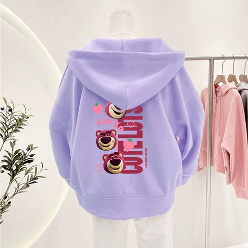 Клубника, кардиган, осенняя куртка, детская толстовка с капюшоном с капюшоном, подходит для подростков