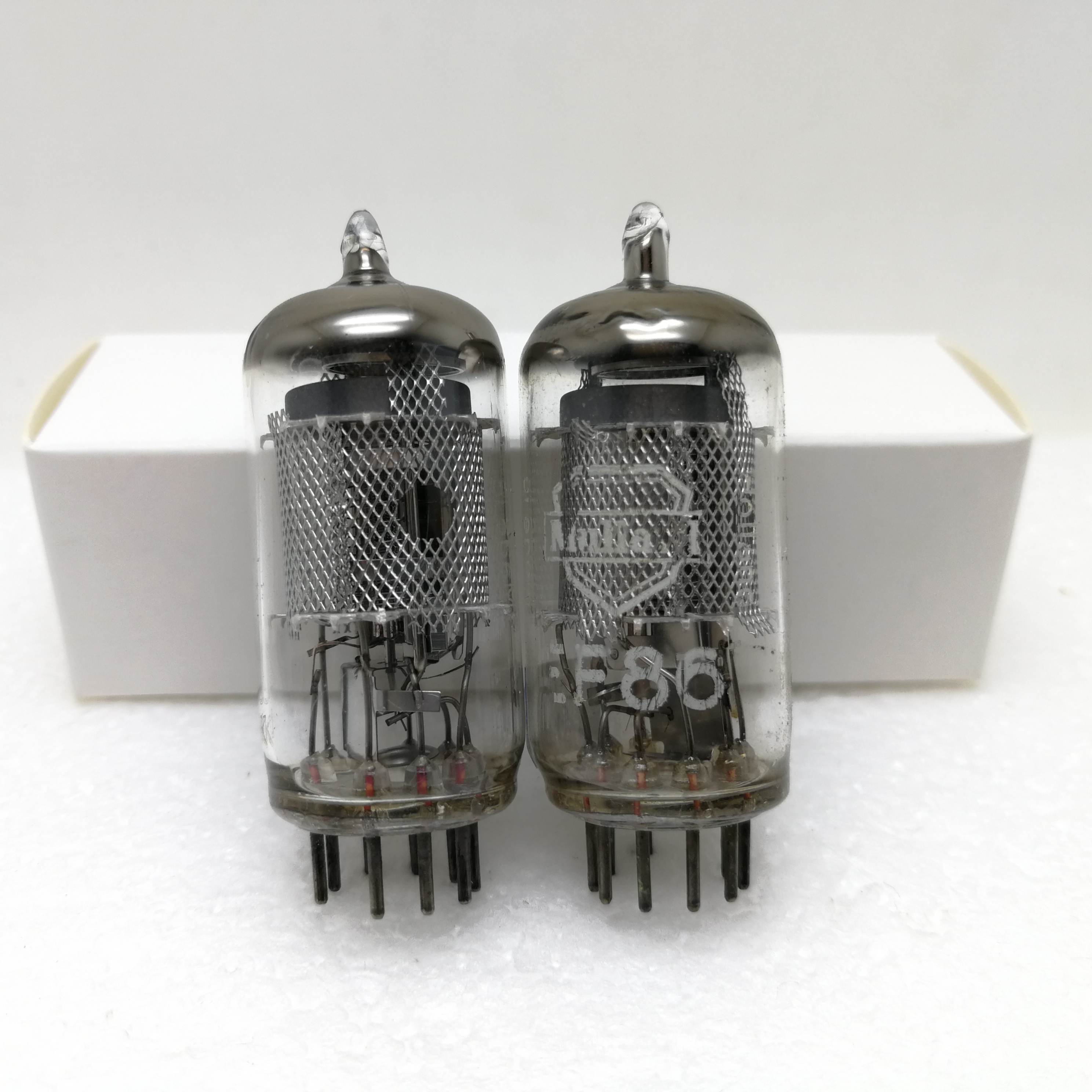 Net screen brand new large shield EF86 6J8 vacuum tube plus seat generation 6SJ7 6J8P 717A