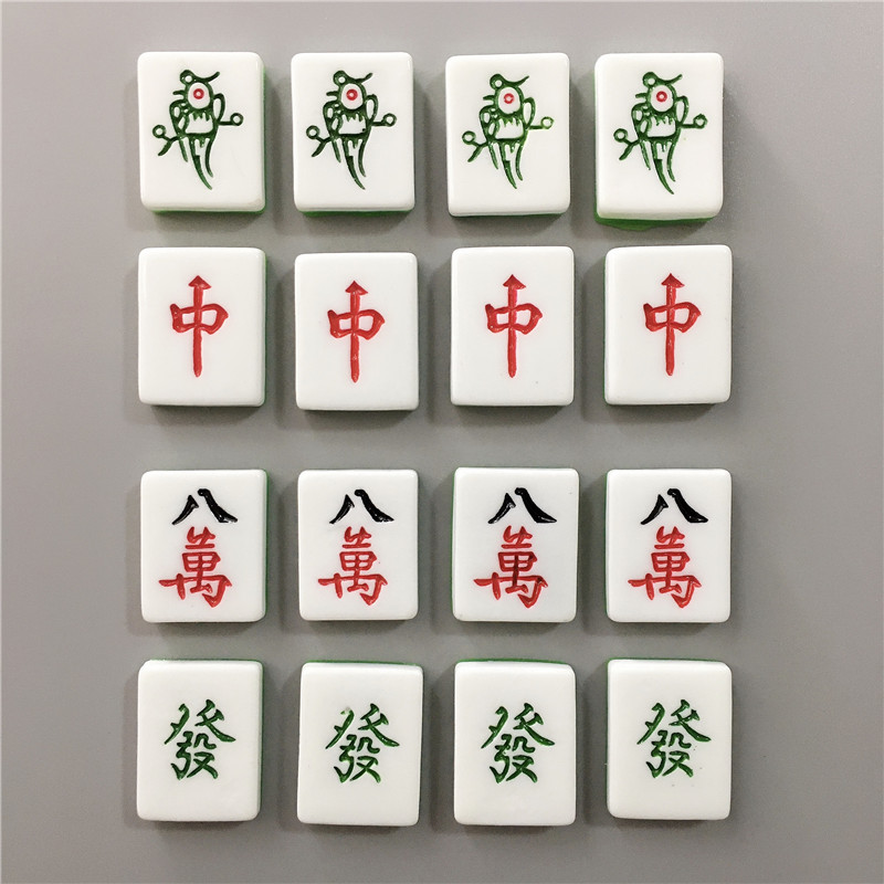 Goldfish Home Creative and Fun Simulation Mahjong Refrigerator Magnet Magnet Fortune Red 80,000 Stereo Resin Magnet Stickers