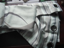 Simple modern thickened sound insulation living room Nordic bedroom balcony sun protection full shading cotton double curtain curtain fabric