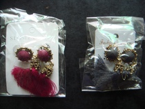 Trendy tassel earrings gilded metal accessories earrings earrings temperament earrings spot clearance 3 8 yuan