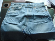 Clear warehouse losing money for sale of denim skirt an S yard spot physical shooting of 5 yuan for sale
