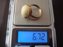 White honey amber ring 925 silver gold-plated opening size can be adjusted for this object shooting only