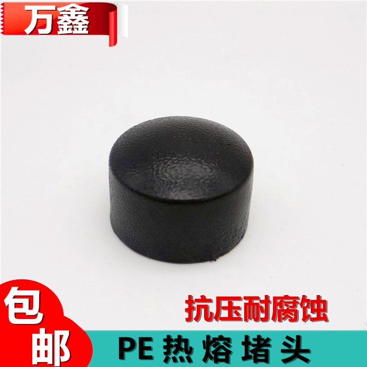 PE pipe plug head 4 points 20 pipe active and 6 points 25 pipe cap 1 inch 32 pipe hot melt insertion plug pipe fittings accessories
