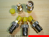 SMA female to BNC female head walkie-talkie mobile station connected to standing wave meter instrument with adapter starling coaxial cable connector