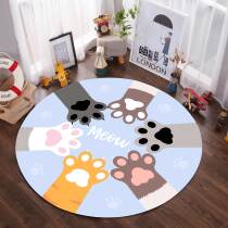 Carpet round ins Nordic cartoon simple home bedroom childrens net celebrity girl coffee table computer chair floor mat