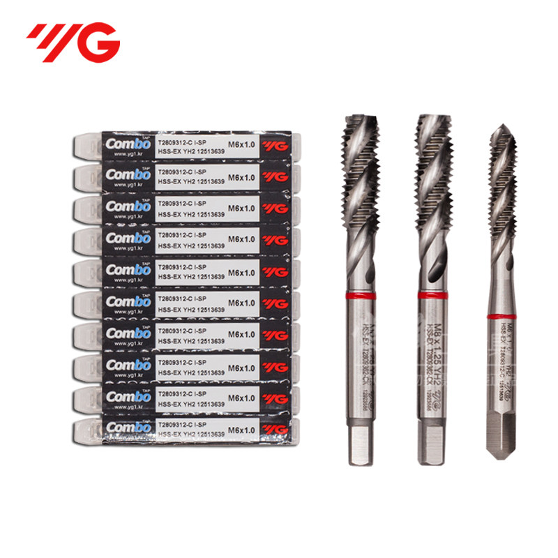 South Korea YGCombo multi-purpose multi-function spiral tap M2 5M3M4M56M8M10M12 aluminum with stainless steel