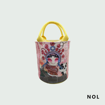  NOL world doll environmental protection pure cotton canvas waterproof insulation inner bento bag Lunch bento box hand bag