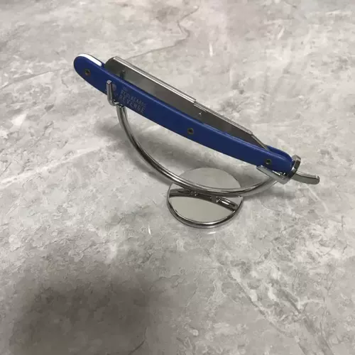 Старомодная бритва, лезвие для бритья, трубка