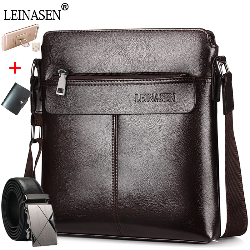 New men's bag shoulder bag men's business men's backpack shoulder bag Messenger bag fashion multifunctional small men's bag pu leather