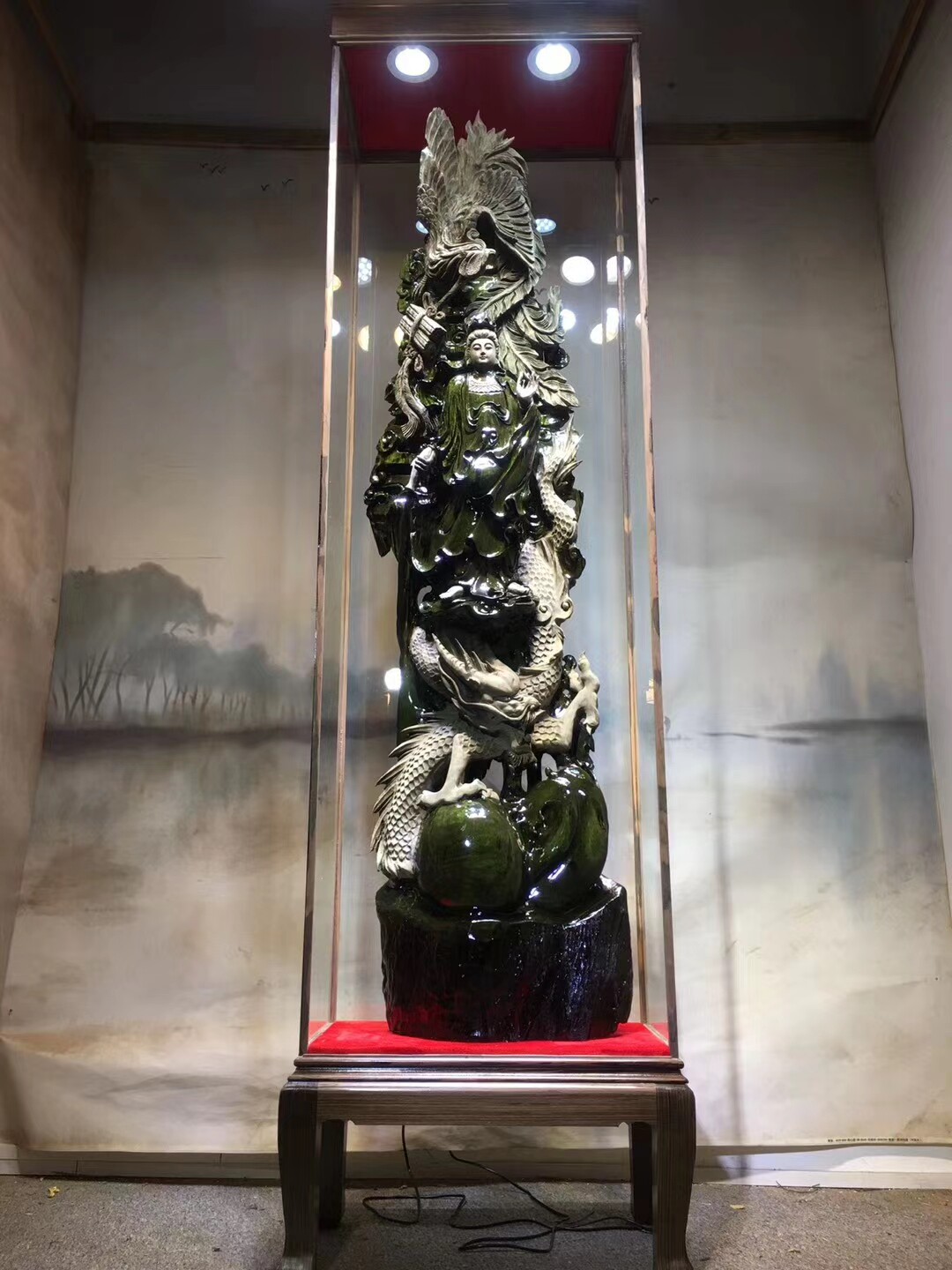 Yin Sinkang guanyin BodhisattBodhisattva Kuanyin Guanyin BodhisattBodhisattva Wooden Sculptures of Nangmu Characters Collection